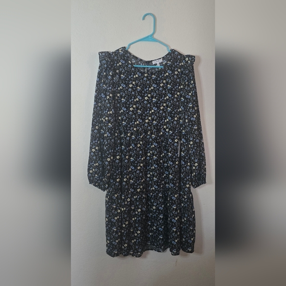 Calista Dresses & Skirts - Calista Floral Long Sleeve Mini Bohemian Dress Cottagecore New Size Small